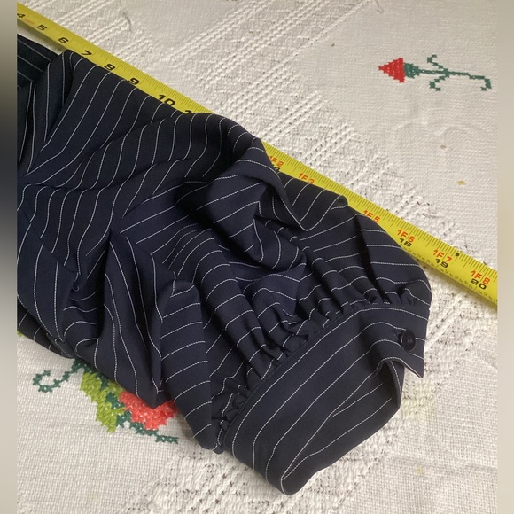 ELOQUII SUIT 2 pieces Navy/White Pinstripe - Picture 8 of 16